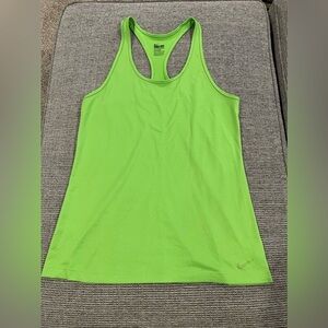 B4.26 Nike dri-fit Racerback Athletic lime green tank M